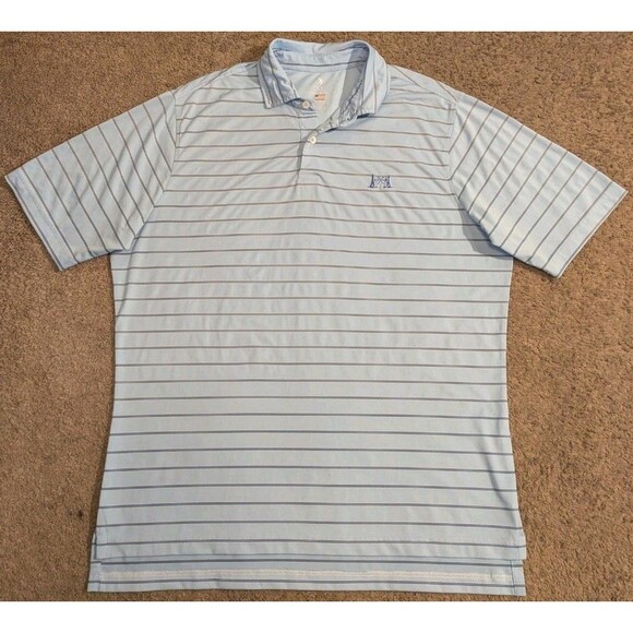 Fairway & Greene National Golf Links Of America Striped Made in USA Polo Men's M - Picture 2 of 6